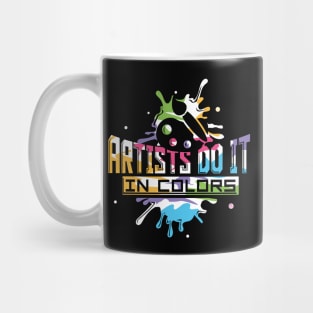 Funny Artist Do It In Color Abstract Art Pun Mug